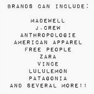 Madewell Other - 4 LEFT⁉ Madewell mystery box Madewell Other - 4 LEFT⁉ Madewell mystery box